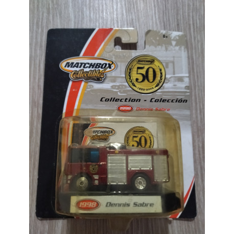 DENNIS SABRE 1998 50TH ANNIVERSARY 1:64 MATCHBOX COLLECTIBLES