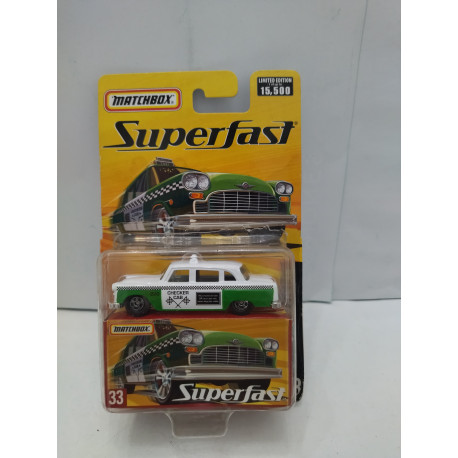 CHEKER CAB TAXI SUPERFAST n33 1:64 MATCHBOX