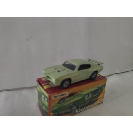PONTIAC GTO 1970 SUPERFAST n18 1:64 MATCHBOX OPEN BOX/CAJA ABIERTA - BCN  STOCK CARS
