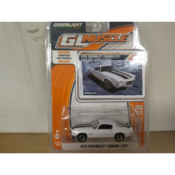 CHEVROLET CAMARO 1970 Z/28 CLASSIC WHITE GL MUSCLE 1:64 GREENLIGHT