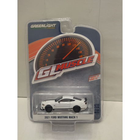 FORD MUSTANG 2021 MACH 1 GL MUSCLE 1:64 GREENLIGHT