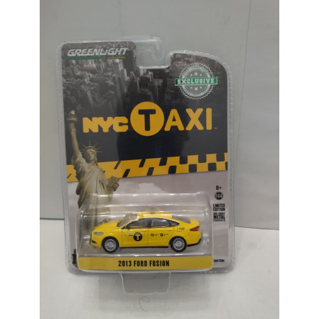 FORD FUSION 2013 TAXI NEW YORK CITY 1:64 GREENLIGHT