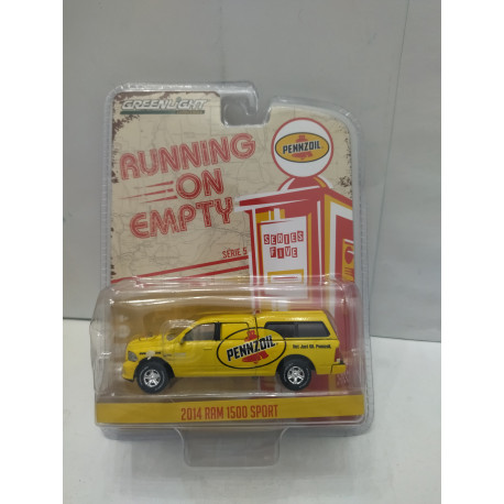 RAM 1500 2014 SPORT RUNNING PENNZOIL 1:64 GREENLIGHT