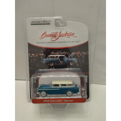 CHEVROLET BEL AIR 1955 NOMAD 1955 BLUE/WHITE BARRETT-JACKSON 1:64 GREENLIGHT