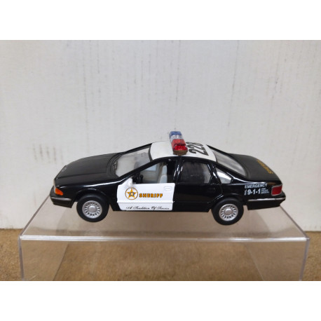 CHEVROLET CAPRICE USA POLICE SHERIFF CAR 228 1:43 KINSMART NO BOX