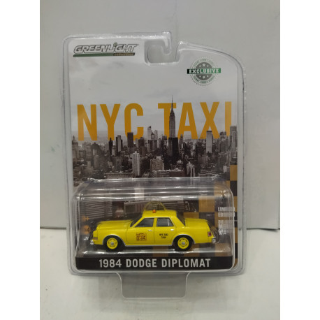 DODGE DIPLOMAT 1984 TAXI NEW YORK 1:64 GREENLIGHT