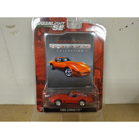 CHEVROLET CORVETTE C3 1980 RED CORVETTE COLLECTION 1:64 GREENLIGHT