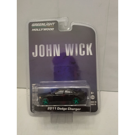 DODGE CHARGER 2011 JOHN WICK GREENMACHINE 1:64 GREENLIGHT