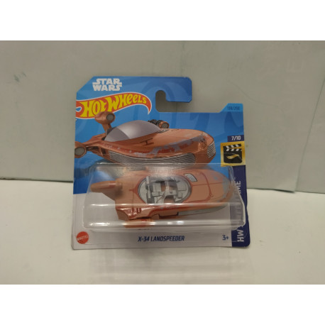 X-34 LANDSPEEDER STAR WARS 7/10 SCREEN TIME 1:64 HOT WHEELS