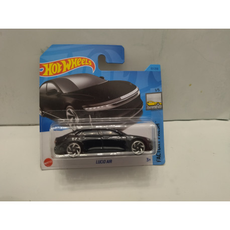 LUCID AIR BLACK 1/5 FACTORY FRESH 1:64 HOT WHEELS