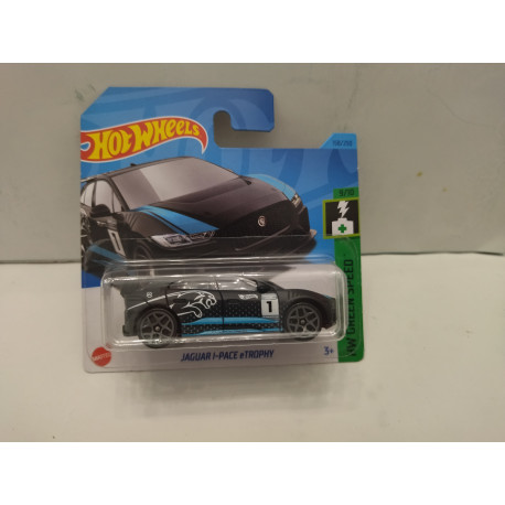 JAGUAR I-PACE eTROPHY n1 UK 9/10 GREEN SPEED 1:64 HOT WHEELS