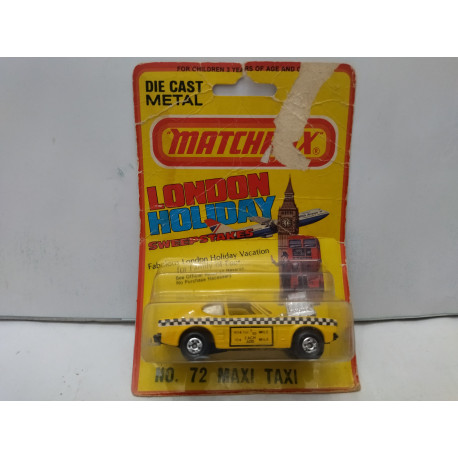 MAXI TAXI 72 LONDON HOLIDAY SWEEPSTAKES 1:64 MATCHBOX