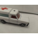 FORD F-100 PICKUP AMBULANCIA apx 1:64 AGUTI LODEN ARGENTINA VINTAGE PINTURA MAL