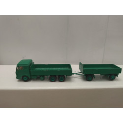 MERCEDES-BENZ LP-SERIES TRUCK + TRAILER GREEN 1:90/ apx 1:64 EFSI HOLLAND NO BOX