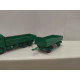 MERCEDES-BENZ LP-SERIES TRUCK + TRAILER GREEN 1:90/ apx 1:64 EFSI HOLLAND NO BOX