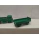 MERCEDES-BENZ LP-SERIES TRUCK + TRAILER GREEN 1:90/ apx 1:64 EFSI HOLLAND NO BOX