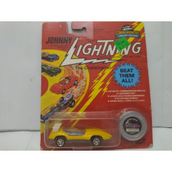 CUSTOM SPOILER YELLOW THE CHALLENGERS VINTAGE 1:64 JOHNNY LIGHTNING