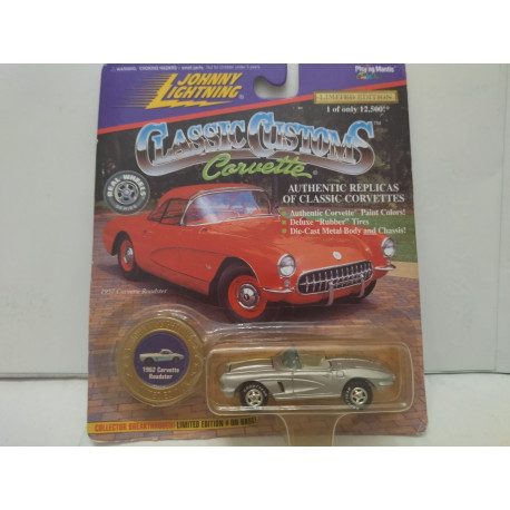 CHEVROLET CORVETTE C1 1962 ROADSTER CLASSIC CUSTOMS 1:64 JOHNNY LIGHTNING