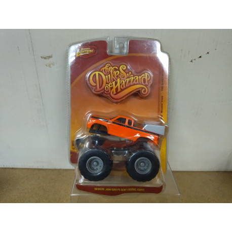 DODGE RAM 4X4 BIG FOOT THE DUKES OF HAZZARD MONSTER TRUCK 1:64 JOHNNY LIGHTNING