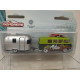 VOLKSWAGEN TI SAMBA BUS + CARAVANA ALOHA CAMPING 1:59/ apx 1:64 MAJORETTE