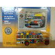 SCHOOL BUS THE PARTRIDGE FAMILY HOLLYWOOD ON WHEELS 1:64 JOHNNY LIGHTNING