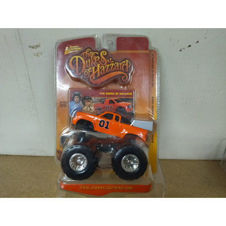 DODGE RAM 4X4 01 BIG FOOT THE DUKES OF HAZZARD TRUCK 1:64 JOHNNY LIGHTNING