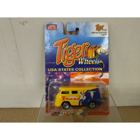 VOLKSWAGEN T1 PANEL BUS USA TEXAS THE ALAMO 1:64 TIGER WHEELS