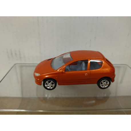 PEUGEOT 206 ORANGE apx 1:64 NOREV 3 INCHES (7,5cm) NO BOX