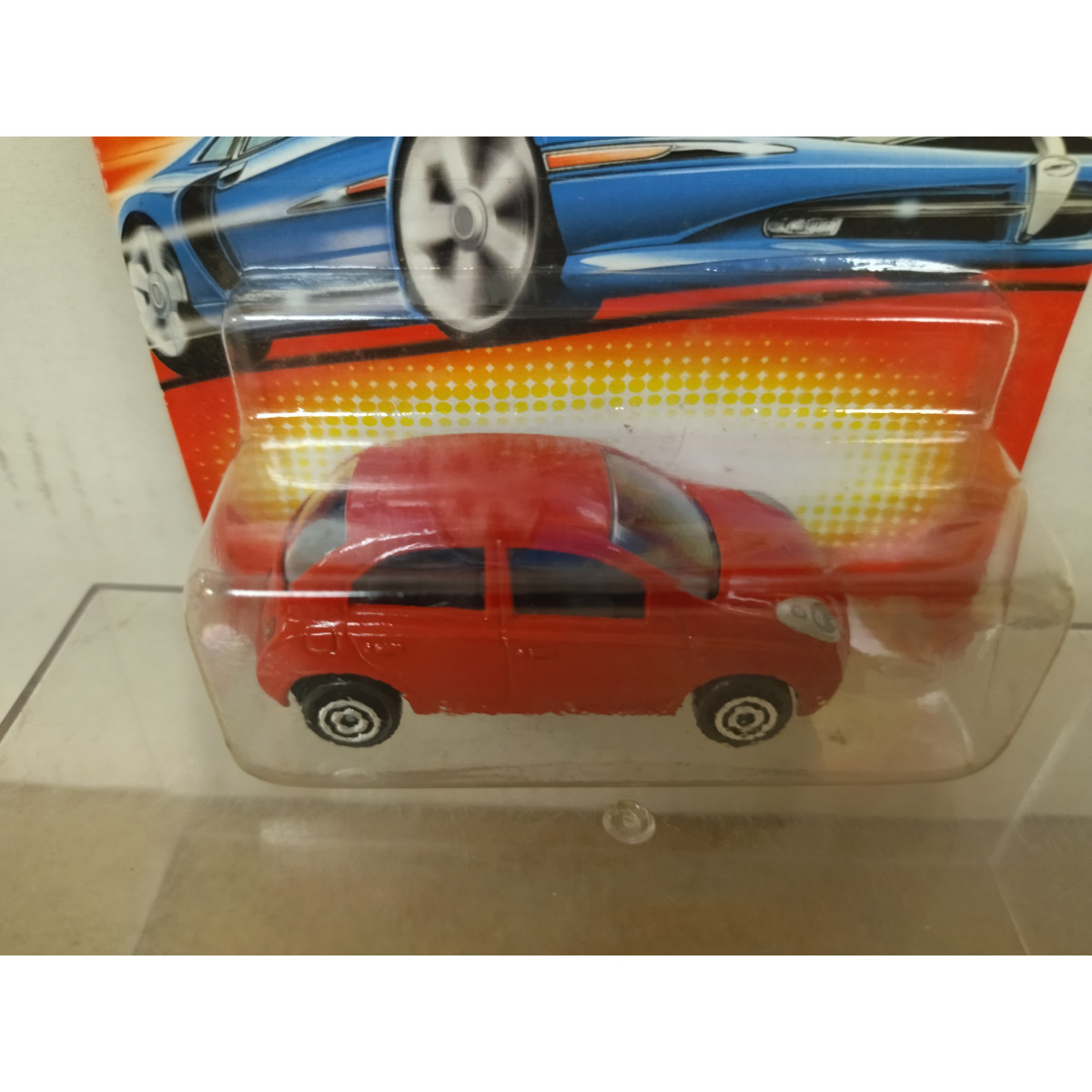 NISSAN MICRA 2003 RED 1:58/apx 1:64 MAJORETTE 214A COLLECTOR - BCN STOCK  CARS