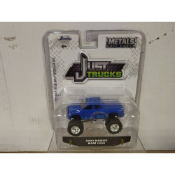 DODGE RAM 1500 2003 PICKUP BLUE BIG FOOT 4X4 JUST TRUCK 1:64 JADA TOYS