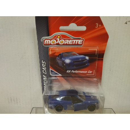 KIA PERFORMANCE CAR BLUE PREMIUM CARS 1:64 MAJORETTE