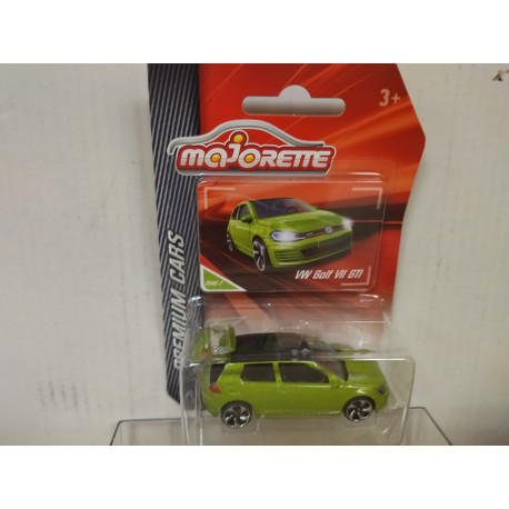 VOLKSWAGEN GOLF 7 GTi GREEN/YELLOW PREMIUM CARS 1:64 MAJORETTE