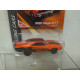 DODGE CHARGER R/T ORANGE/BLACK 1:66/ apx 1:64 MAJORETTE 238E