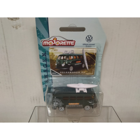 VOLKSWAGEN T1 SAMBA BUS SURF ORIGINALS VW 1:64 MAJORETTE