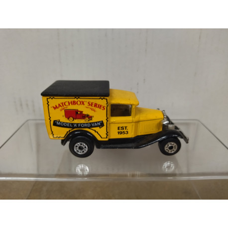 FORD MODEL A VAN MATCHBOX SERIES SUPERFAST 38 1:52/ apx 1:64 MATCHBOX NO BOX