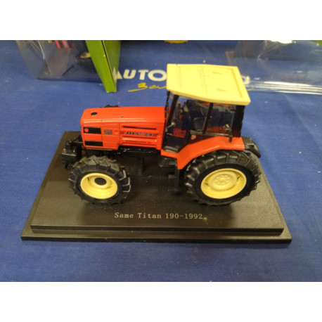 SAME TITAN 190 1992 TRACTOR/FARMER 1:43 UH HACHETTE DEFECTUOSO