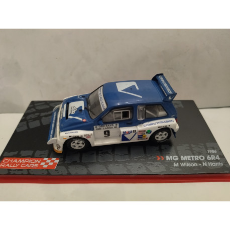 MG METRO 6R4 1986 RALLY 1000 LAKES M.WILSON 1:43 IXO ALTAYA DEFECT/NO ANTENA