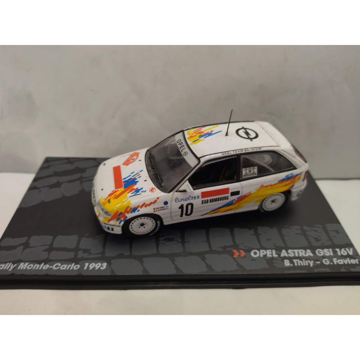 OPEL ASTRA GSi 16V 1993 RALLY MONTE CARLO B.THIRY 1:43 IXO ALTAYA ...