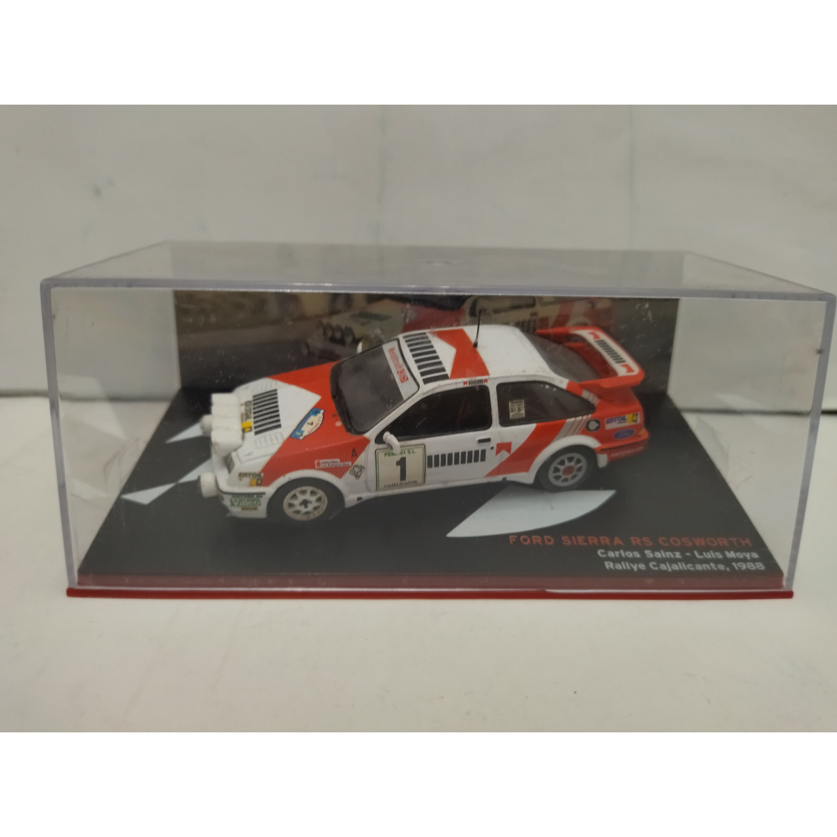 Ford Sierra Rs Cosworth Rally Cajalicante Carlos Sainz Altaya Ixo Bcn Stock Cars