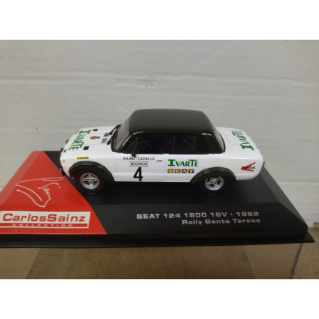 SEAT 124 1800 16V 1982 RALLY SANTA TERESA CARLOS SAINZ 1:43 ALTAYA IXO