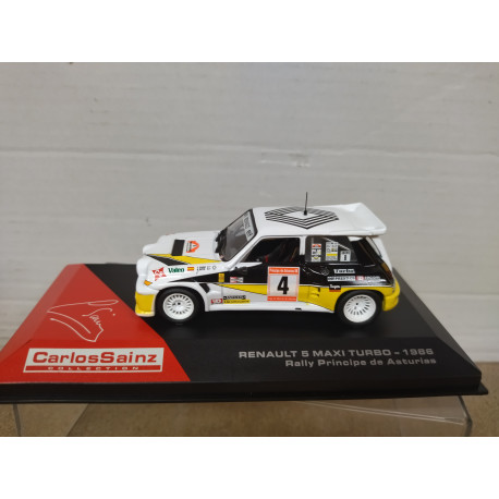 RENAULT 5 MAXI TURBO 1986 RALLY PRINCIPE ASTURIAS CARLOS SAINZ 1:43 ALTAYA IXO