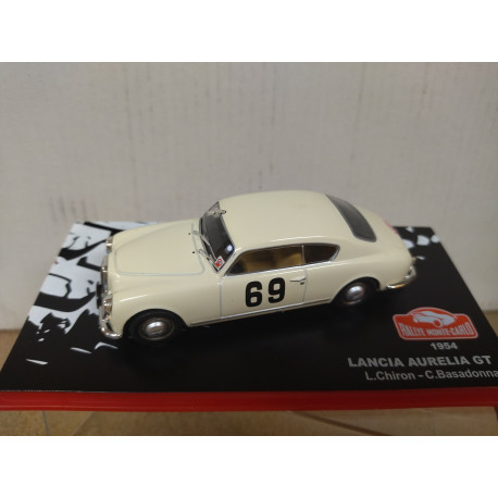 LANCIA AURELIA GT 1954 RALLY MONTE CARLO L.CHIRON 1:43 ALTAYA IXO