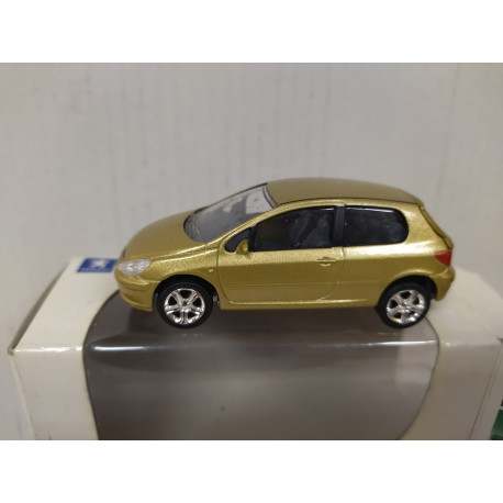 PEUGEOT 307 2001-08 GOLD apx 1:64 NOREV 3 INCHES (7,5cm)