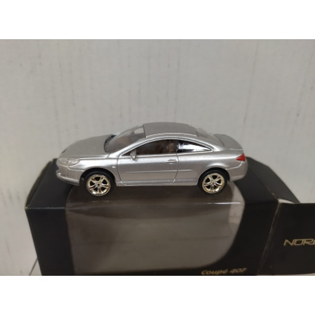 PEUGEOT 407 COUPE SILVER apx 1:64 NOREV 3 INCHES (7,5cm)