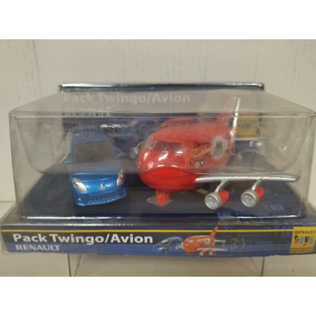 PACK TWINGO/AVION DICKIE RENAULT TOYS