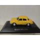 RENAULT 1093 1964 DAUPHINE YELLOW INESQUECIVEIS BRASIL 1:43 DeAGOSTINI IXO