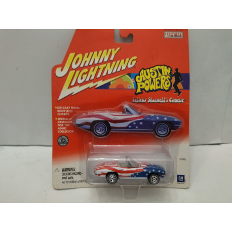 CHEVROLET CORVETTE FELICITY SHASWELL´S AUSTIN POWERS 1:43 JOHNNY LIGHTNING