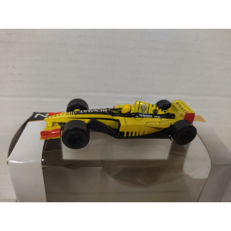 FORMULA F1 RENAULT YELLOW/BLACK apx 1:64 NOREV 3 INCHES (7,5cm)