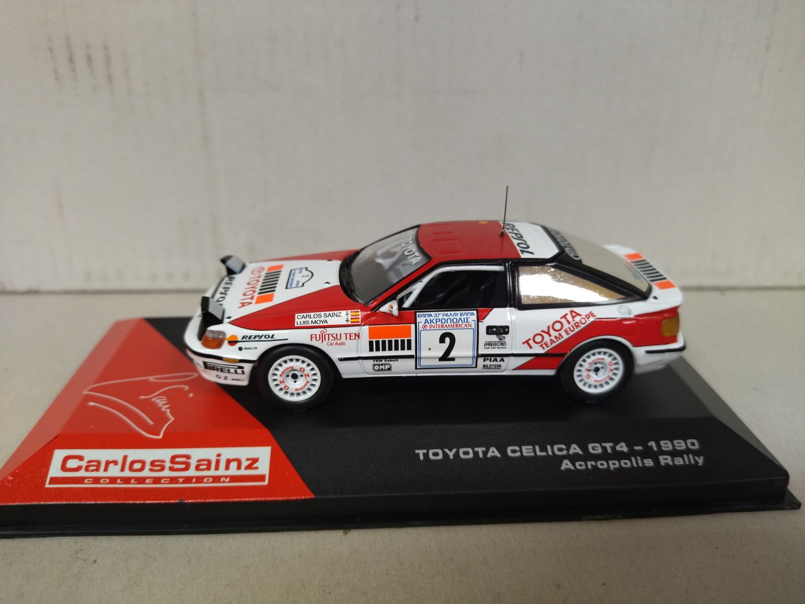 TOYOTA CELICA 1990 GT4 WIN RALLY ACROPOLIS CARLOS 