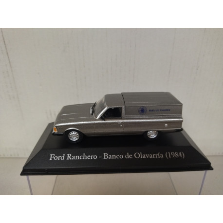 FORD RANCHERO 1984 BANCO DE OLAVARRIA ARGENTINA 1:43 SALVAT IXO HARD BOX